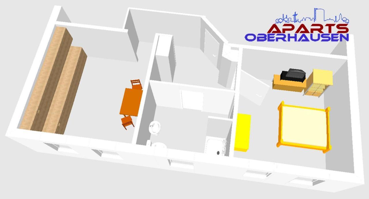 Aparts Oberhausen Oberhausen  Exteriér fotografie